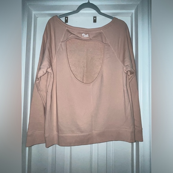 NWOT PINK “Wake Me When It’s Summer” Graphic Crewneck Sweatshirt - Pink - Medium - Picture 5 of 9